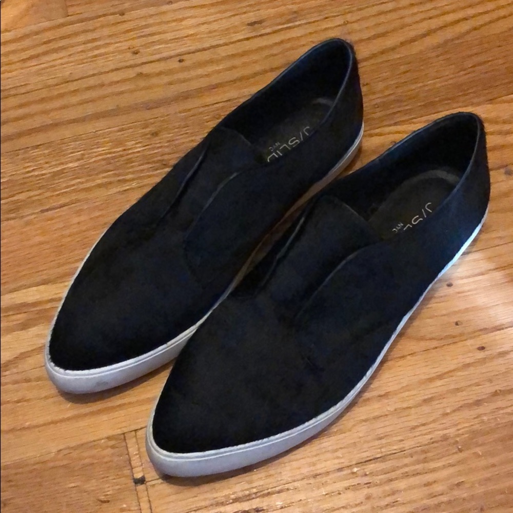 J slide slip on sneakers